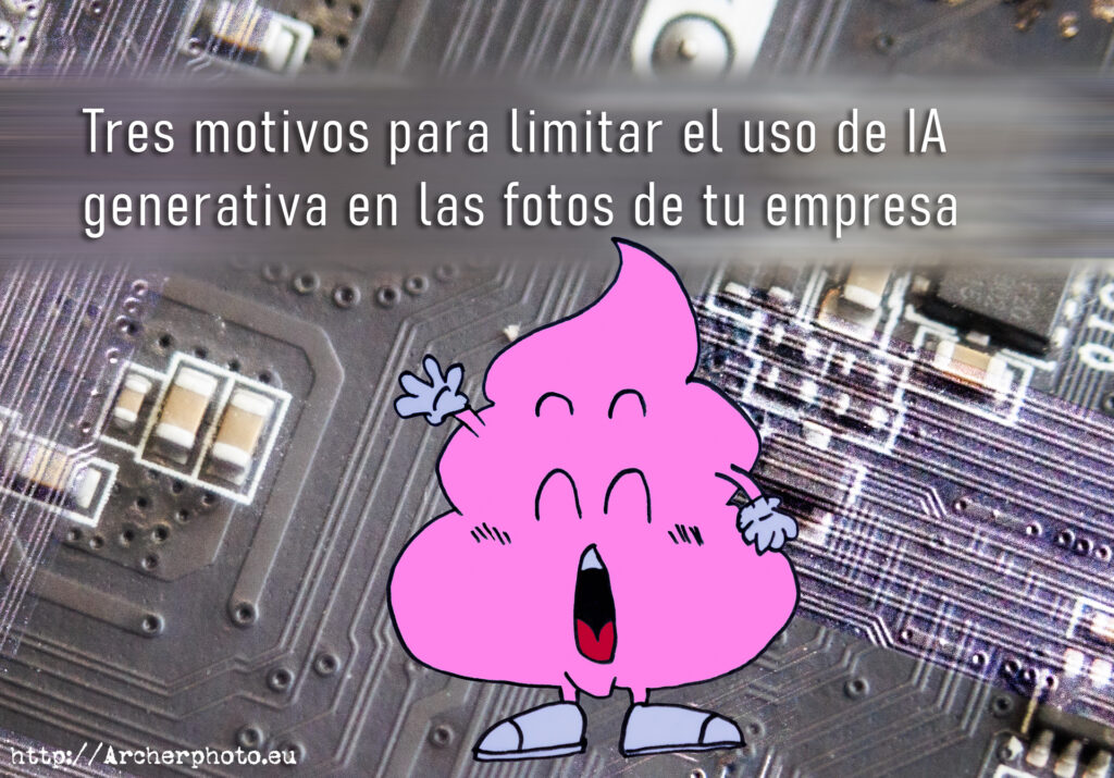 Tres motivos para limitar el uso de IA generativa en las fotos de tu empresa
