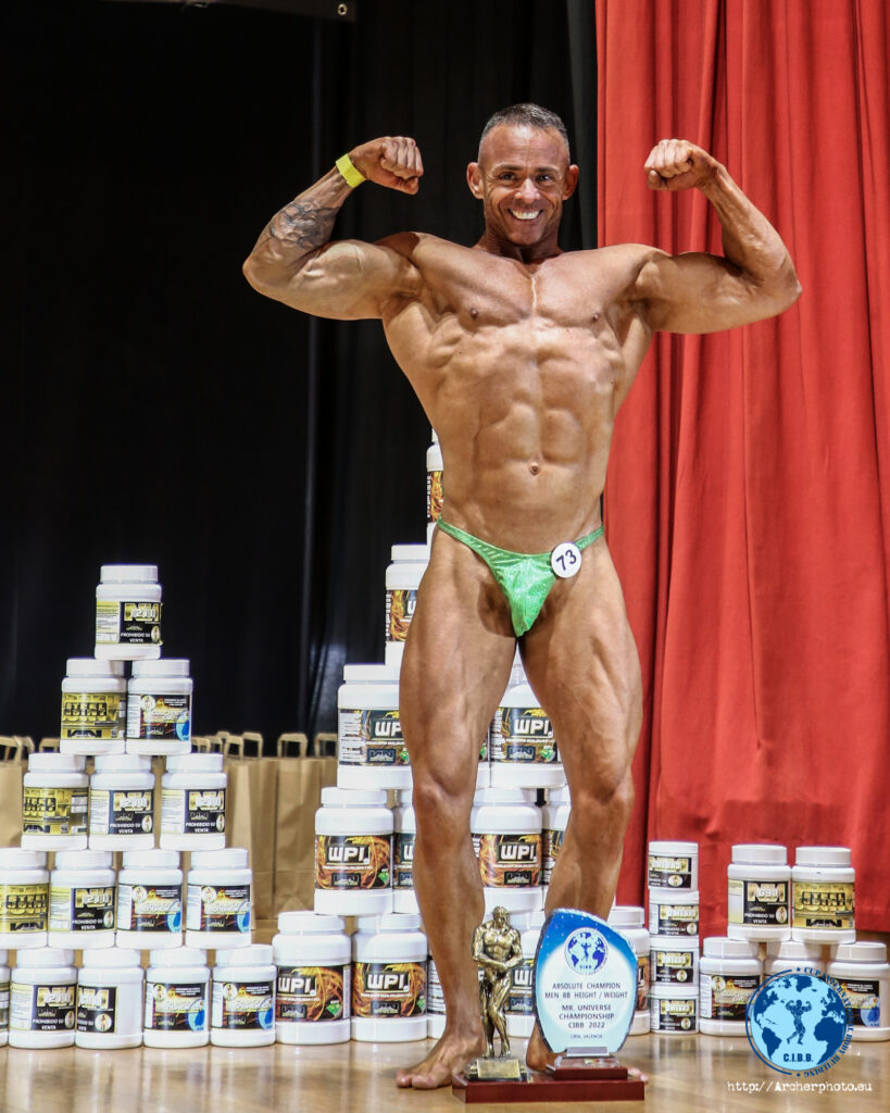 Rafael Francés Mr. Universe CIBB 2022, València, 6 de noviembre de 2022