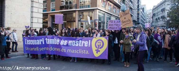 Día de la Mujer, Valencia, España, 2018,fotografo Valencia