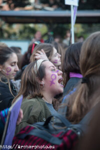 Día de la Mujer 2018 en Valencia, España,