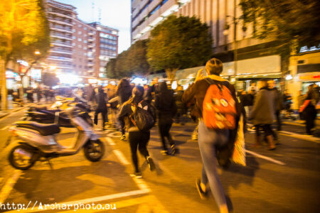 Día de la Mujer 2018 en Valencia, España,Fotografía: Archerphoto,
