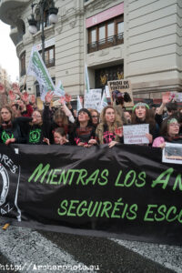 Manifestación antitaurina en Valencia