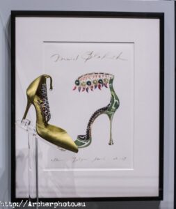 Manolo Blahnik. El arte del zapato. Exposición Madrid, fotografía de Archerphoto