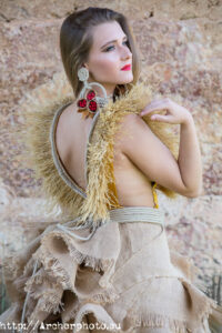 Vestido ecológico de Pier Franco por Sergi Albir, fotógrafo moda en Valencia