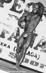 Emmanuel Mamadou en el Trofeo Olimpia 2013. Fotografía de Sergi Albir, Archerphoto.