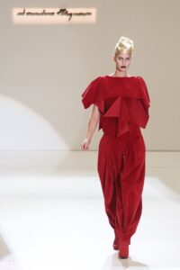 Anna Tunhav en el desfile de Jaime Piquer de 3 de febrero de 2011, por Archerphoto fotografos Valencia