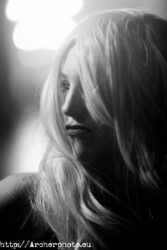 Retrato de Mónica en blanco y negro por Archerphoto fotografos Valencia.