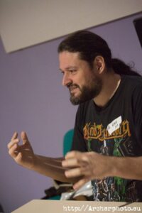 Sergio Mars. Sergio Mars en Hispacón 2019 por Archerphoto, fotografia Valencia