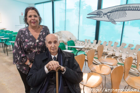 Margarita Belinchón y Santiago Grisolía. Margarita Belinchón y Santiago Grisolía en Hispacón 2019, en València